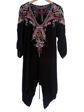 Johnny Was Embroidered Tunic Sz L